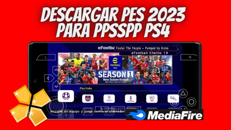 pes 2023 para ppsspp en espanol